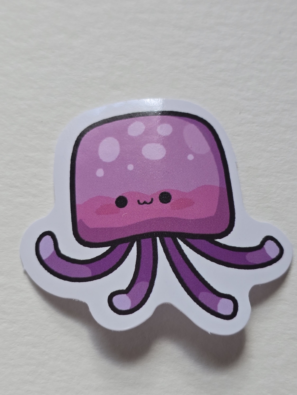 10/$10 Cute Purple Jellyfish Sticker